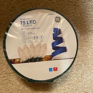 75 LED Clear C9 Christmas Lights
